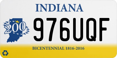 IN license plate 976UQF