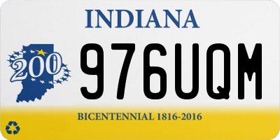 IN license plate 976UQM