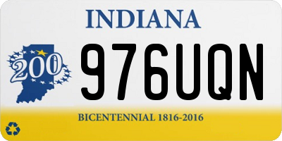 IN license plate 976UQN