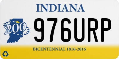 IN license plate 976URP