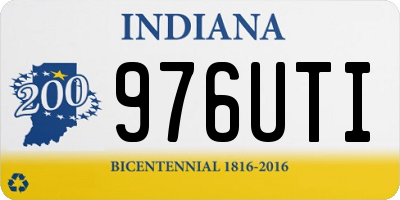 IN license plate 976UTI