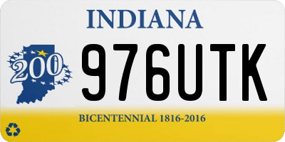 IN license plate 976UTK