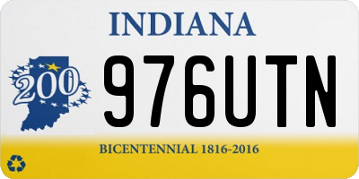 IN license plate 976UTN