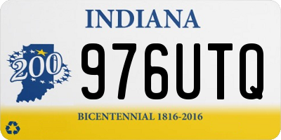 IN license plate 976UTQ
