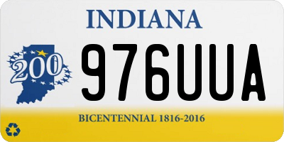 IN license plate 976UUA