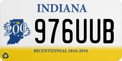 IN license plate 976UUB