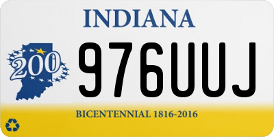 IN license plate 976UUJ