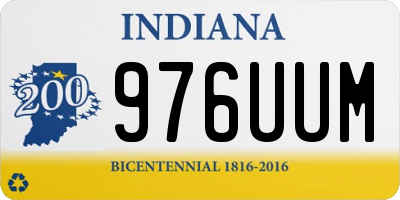 IN license plate 976UUM