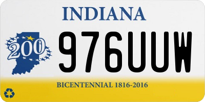 IN license plate 976UUW
