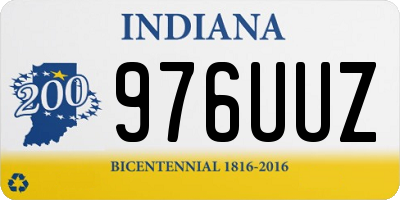 IN license plate 976UUZ