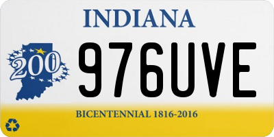 IN license plate 976UVE