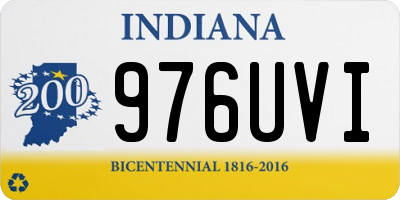 IN license plate 976UVI