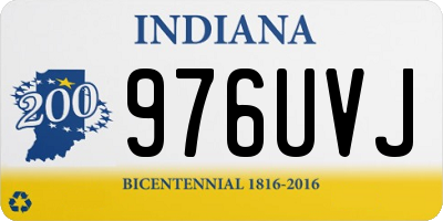IN license plate 976UVJ