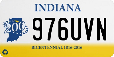 IN license plate 976UVN