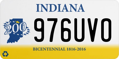 IN license plate 976UVO