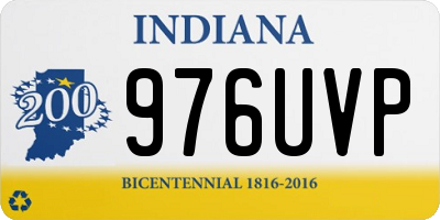 IN license plate 976UVP