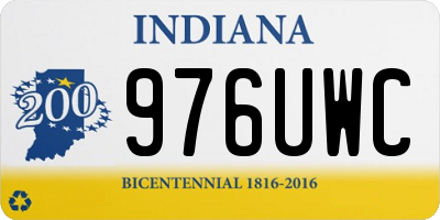 IN license plate 976UWC
