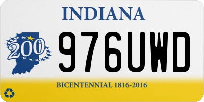 IN license plate 976UWD