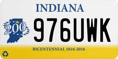 IN license plate 976UWK