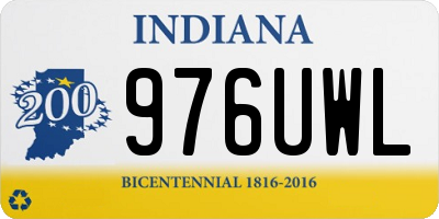 IN license plate 976UWL