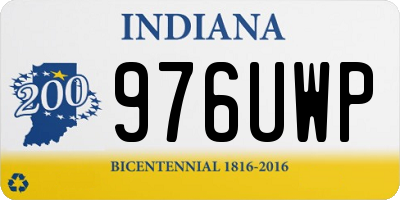 IN license plate 976UWP