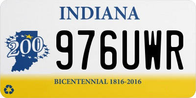 IN license plate 976UWR