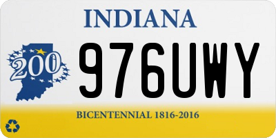 IN license plate 976UWY