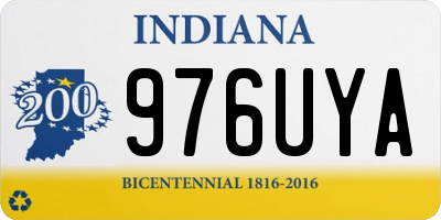 IN license plate 976UYA