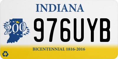 IN license plate 976UYB