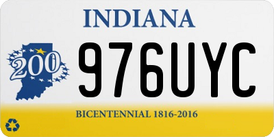 IN license plate 976UYC