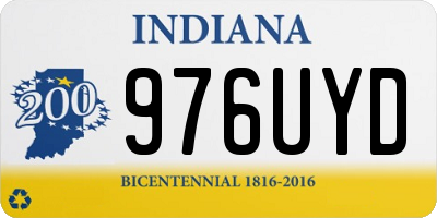 IN license plate 976UYD