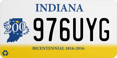 IN license plate 976UYG
