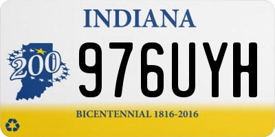 IN license plate 976UYH