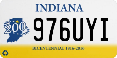IN license plate 976UYI