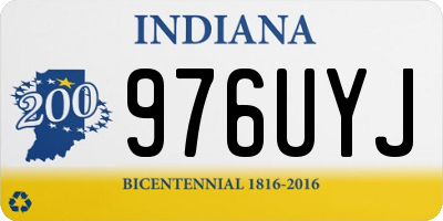 IN license plate 976UYJ