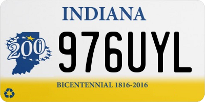 IN license plate 976UYL