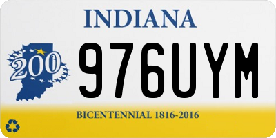 IN license plate 976UYM