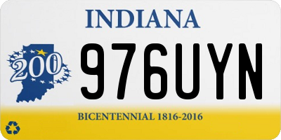 IN license plate 976UYN