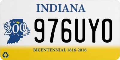 IN license plate 976UYO