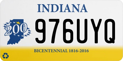 IN license plate 976UYQ