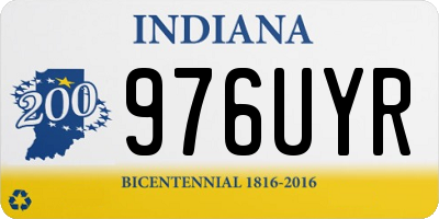 IN license plate 976UYR