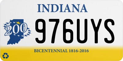 IN license plate 976UYS