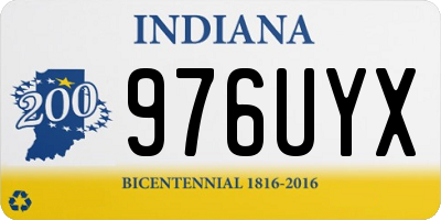 IN license plate 976UYX