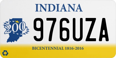 IN license plate 976UZA