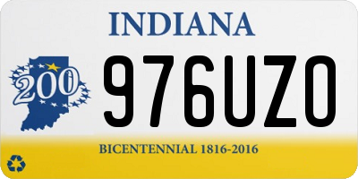 IN license plate 976UZO