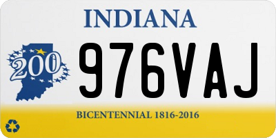 IN license plate 976VAJ