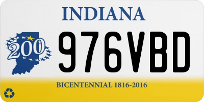 IN license plate 976VBD