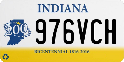 IN license plate 976VCH