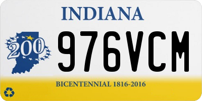 IN license plate 976VCM