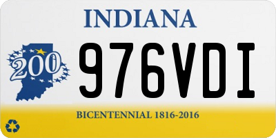 IN license plate 976VDI